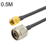Cavo adattatore coassiale SMA maschio a N maschio RG58, SMA Male to N Male 0.5m, SMA Male to N Male 1m, SMA Male to N Male 1.5m, SMA Male to N Male 3m, SMA Male to N Male 5m, SMA Male to N Male 10m