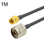 Cavo adattatore coassiale SMA maschio a N maschio RG58, SMA Male to N Male 0.5m, SMA Male to N Male 1m, SMA Male to N Male 1.5m, SMA Male to N Male 3m, SMA Male to N Male 5m, SMA Male to N Male 10m