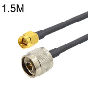 Cavo adattatore coassiale SMA maschio a N maschio RG58, SMA Male to N Male 0.5m, SMA Male to N Male 1m, SMA Male to N Male 1.5m, SMA Male to N Male 3m, SMA Male to N Male 5m, SMA Male to N Male 10m