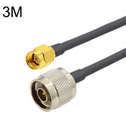 Cavo adattatore coassiale SMA maschio a N maschio RG58, SMA Male to N Male 0.5m, SMA Male to N Male 1m, SMA Male to N Male 1.5m, SMA Male to N Male 3m, SMA Male to N Male 5m, SMA Male to N Male 10m