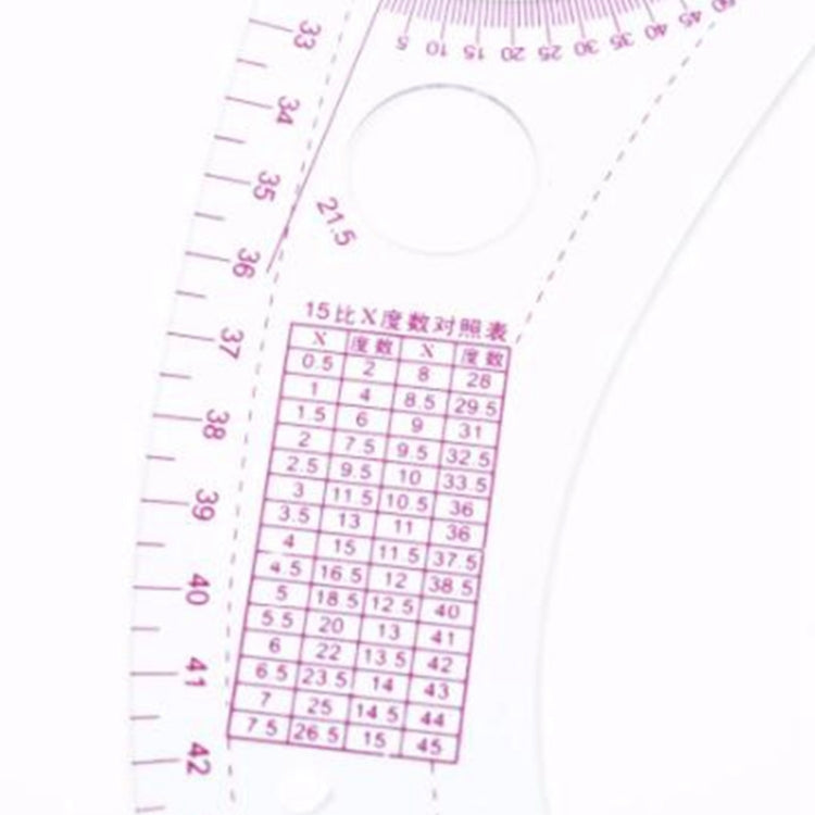 Set di 7 righelli per cucire con curva metrica, per misurare abiti su misura