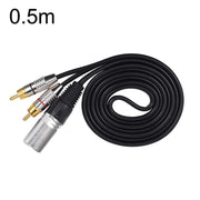 Cavo audio XLR maschio a 2 RCA maschio, lunghezza variabile