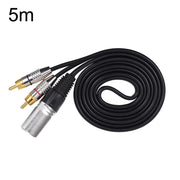 Cavo audio XLR maschio a 2 RCA maschio, lunghezza variabile
