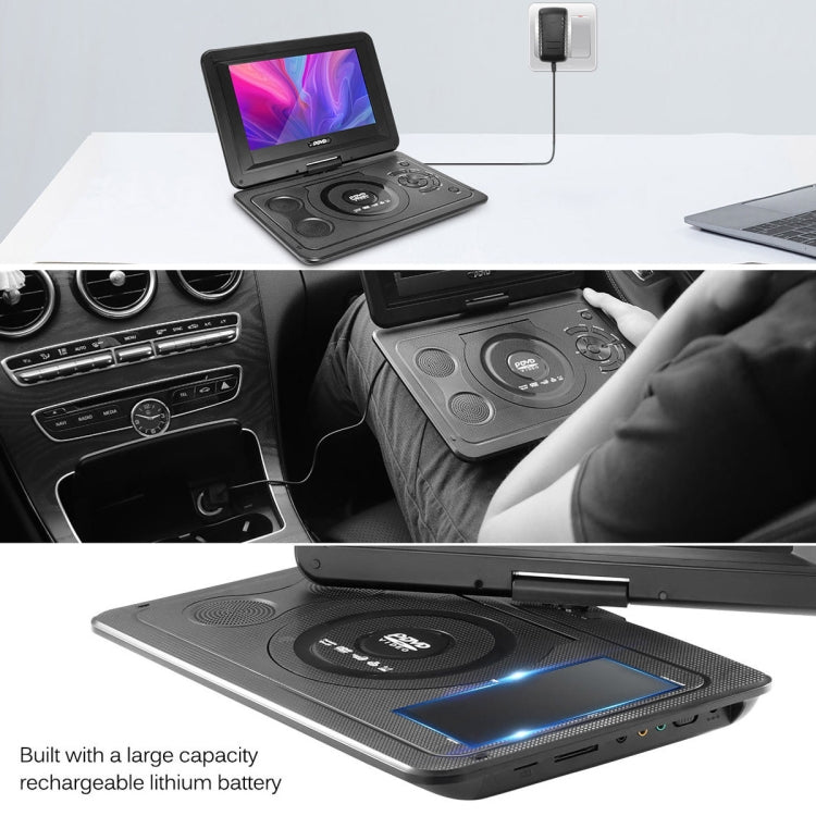 Lettore DVD EVD portatile da 13,9 pollici TV / FM / USB / Funzione di gioco, 10.1 Inch US Plug, 10.1 Inch EU Plug, 10.1 Inch UK Plug, 10.1 Inch AU Plug