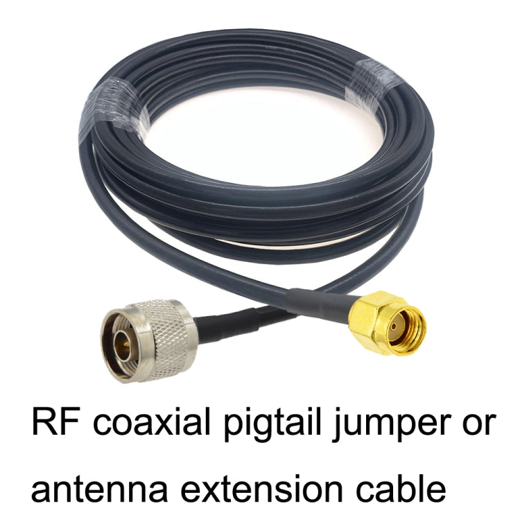 Cavo adattatore coassiale RP-SMA maschio a N maschio RG58, RP-SMA Male to N Male 0.5m, RP-SMA Male to N Male 1m, RP-SMA Male to N Male 1.5m, RP-SMA Male to N Male 3m, RP-SMA Male to N Male 5m, RP-SMA Male to N Male10m