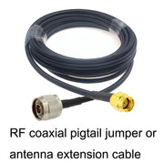 Cavo adattatore coassiale RP-SMA maschio a N maschio RG58, RP-SMA Male to N Male 0.5m, RP-SMA Male to N Male 1m, RP-SMA Male to N Male 1.5m, RP-SMA Male to N Male 3m, RP-SMA Male to N Male 5m, RP-SMA Male to N Male10m