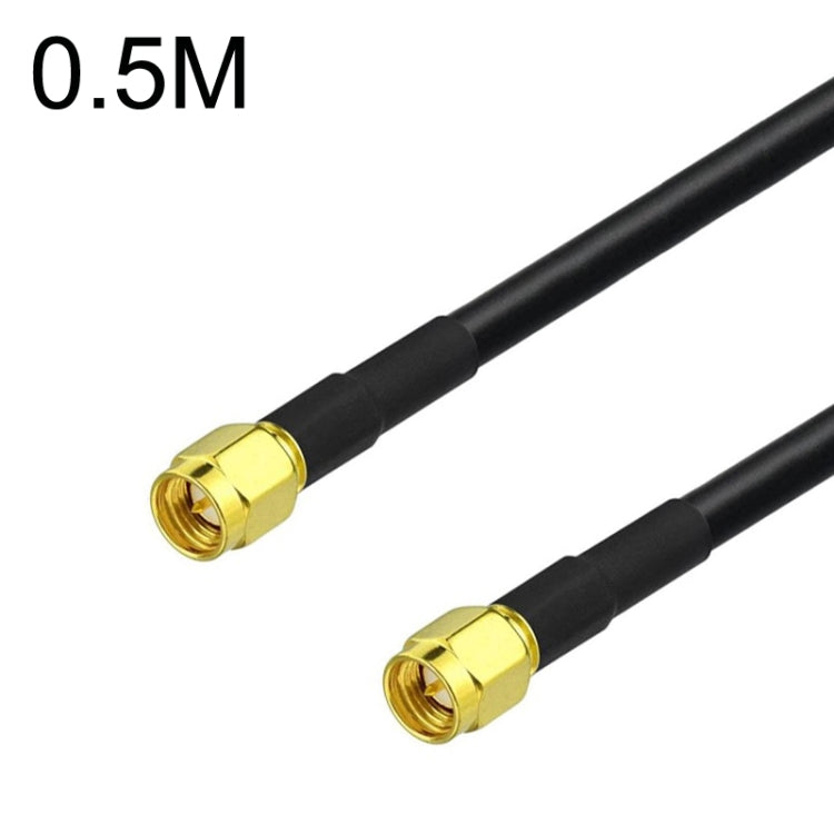 Cavo adattatore coassiale SMA maschio a SMA maschio RG58, SMA Male To SMA Male 0.5m, SMA Male To SMA Male 1m, SMA Male To SMA Male 1.5m, SMA Male To SMA Male 3m, SMA Male To SMA Male 5m, SMA Male To SMA Male 10m