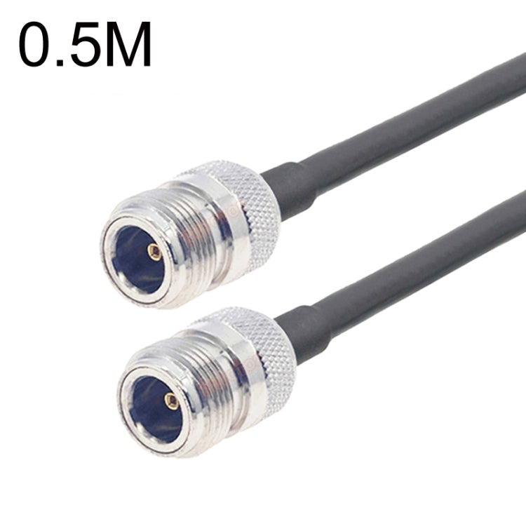 Cavo adattatore coassiale RG58 da N femmina a N femmina, 0.5m, 1m, 1.5m, 3m, 5m, 10m