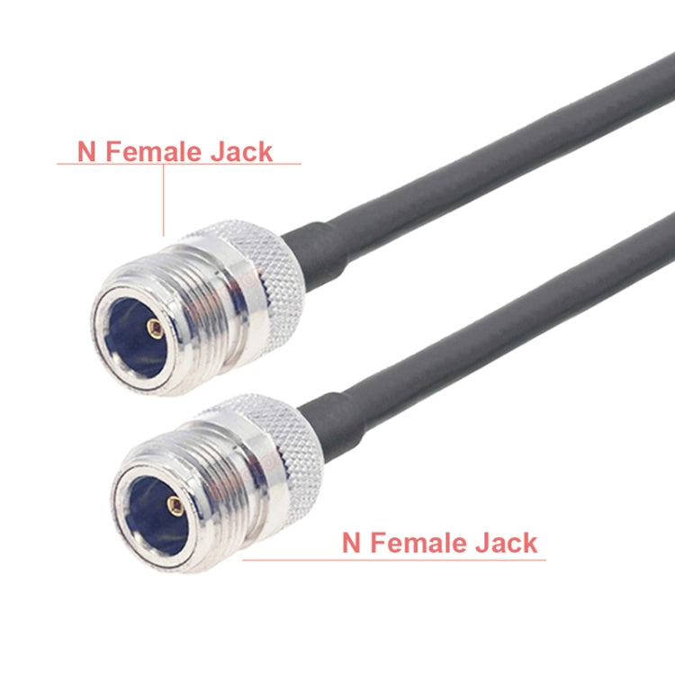 Cavo adattatore coassiale RG58 da N femmina a N femmina, 0.5m, 1m, 1.5m, 3m, 5m, 10m