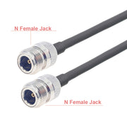 Cavo adattatore coassiale RG58 da N femmina a N femmina, 0.5m, 1m, 1.5m, 3m, 5m, 10m