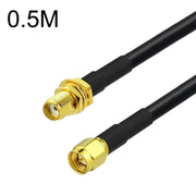 Cavo adattatore coassiale SMA maschio a SMA femmina RG58, SMA Male To SMA Female 0.5m, SMA Male To SMA Female 1m, SMA Male To SMA Female 1.5m, SMA Male To SMA Female 3m, SMA Male To SMA Female 5m, SMA Male To SMA Female 10m