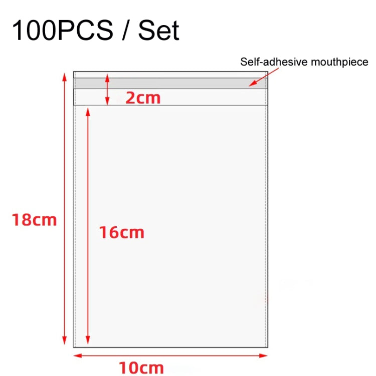 2 set di sacchetti per imballaggio per custodia per telefono con cavo dati autosigillati opachi CPE, 100 PCS / Set 10x18cm, 100 PCS / Set 10x22cm, 100 PCS / Set 11x13cm, 100 PCS / Set 13x15cm, 100 PCS / Set 15x27cm, 100 PCS / Set 18x29cm               ...
