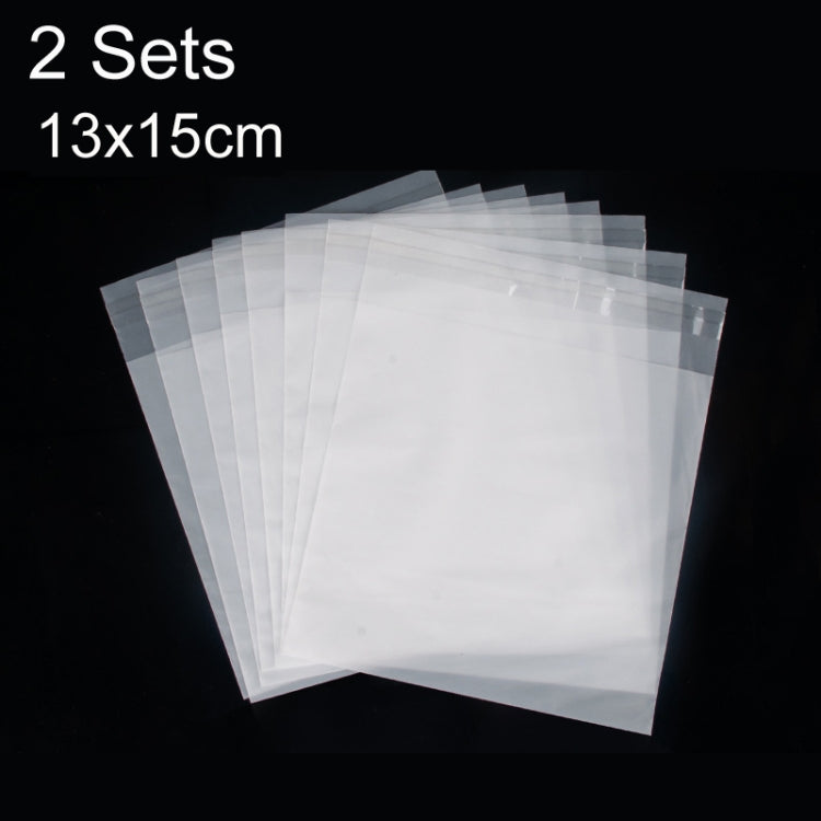 2 set di sacchetti per imballaggio per custodia per telefono con cavo dati autosigillati opachi CPE, 100 PCS / Set 10x18cm, 100 PCS / Set 10x22cm, 100 PCS / Set 11x13cm, 100 PCS / Set 13x15cm, 100 PCS / Set 15x27cm, 100 PCS / Set 18x29cm               ...