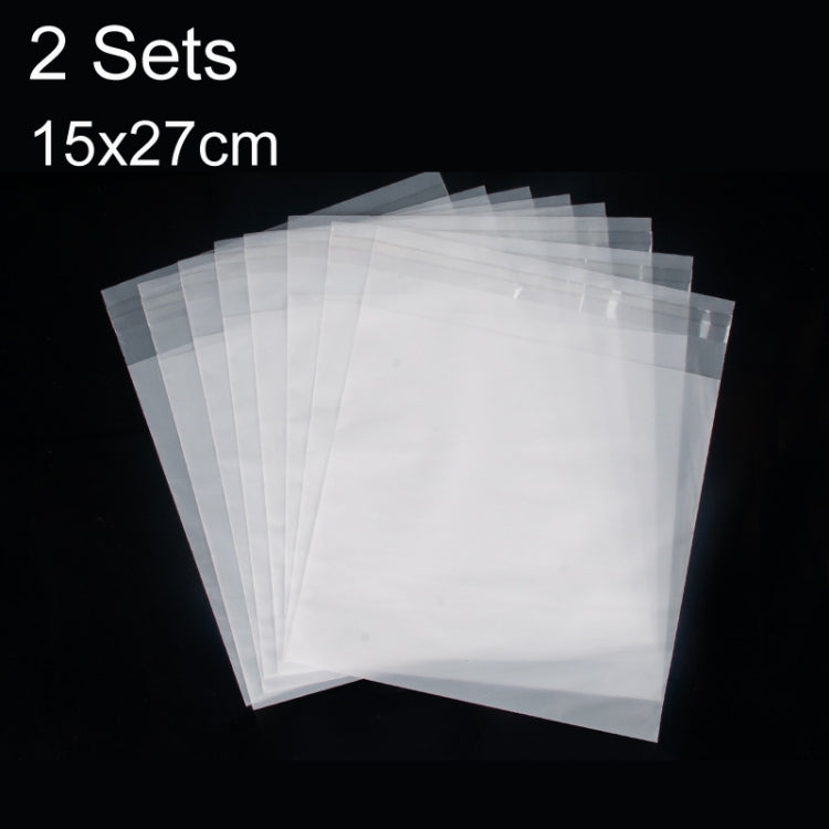 2 set di sacchetti per imballaggio per custodia per telefono con cavo dati autosigillati opachi CPE, 100 PCS / Set 10x18cm, 100 PCS / Set 10x22cm, 100 PCS / Set 11x13cm, 100 PCS / Set 13x15cm, 100 PCS / Set 15x27cm, 100 PCS / Set 18x29cm               ...