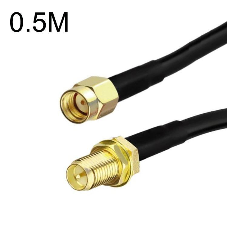 Cavo adattatore coassiale RP-SMA maschio a RP-SMA femmina RG58, RP-SMA Male To RP-SMA Female 0.5m, RP-SMA Male To RP-SMA Female 1m, RP-SMA Male To RP-SMA Female 1.5m, RP-SMA Male To RP-SMA Female 3m, RP-SMA Male To RP-SMA Female 5m                     ...