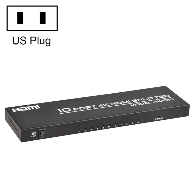 FJGEAR FJ-SM1010 Splitter audio e video HD 30HZ HDMI 4K, FJ-SM1010 US Plug, FJ-SM1010 EU Plug