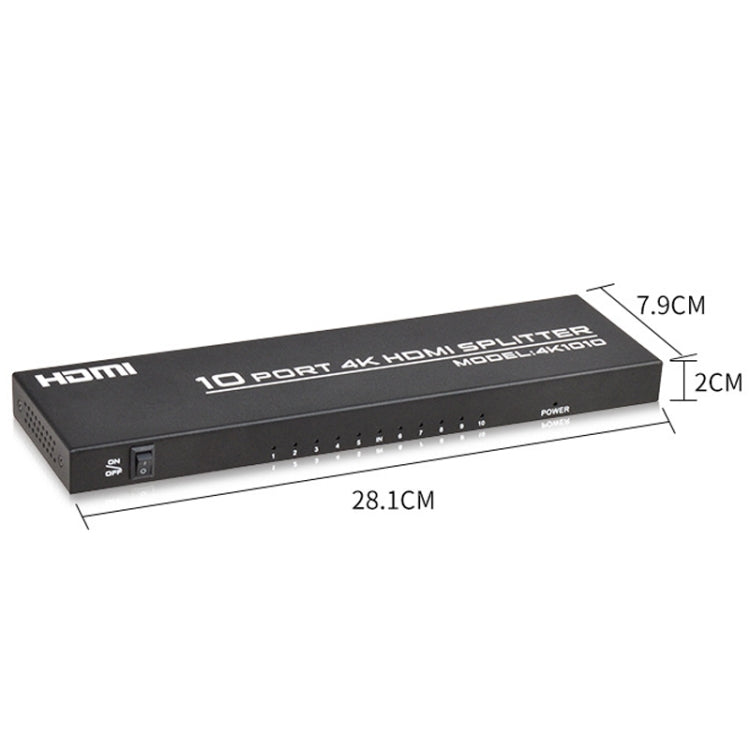 FJGEAR FJ-SM1010 Splitter audio e video HD 30HZ HDMI 4K, FJ-SM1010 US Plug, FJ-SM1010 EU Plug
