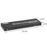 FJGEAR FJ-SM1010 Splitter audio e video HD 30HZ HDMI 4K, FJ-SM1010 US Plug, FJ-SM1010 EU Plug