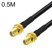 Cavo adattatore coassiale SMA maschio a SMA maschio RG58, SMA Female To SMA Female 0.5m, SMA Female To SMA Female 1m, SMA Female To SMA Female 1.5m, SMA Female To SMA Female 3m, SMA Female To SMA Female 5m, SMA Female To SMA Female 10m