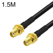 Cavo adattatore coassiale SMA maschio a SMA maschio RG58, SMA Female To SMA Female 0.5m, SMA Female To SMA Female 1m, SMA Female To SMA Female 1.5m, SMA Female To SMA Female 3m, SMA Female To SMA Female 5m, SMA Female To SMA Female 10m