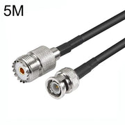 Cavo adattatore coassiale RG58 da BNC maschio a femmina UHF, 0.5m, 1m, 1.5m, 3m, 5m, 10m
