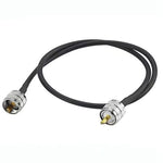 Cavo adattatore coassiale UHF maschio a maschio UHF RG58, 0.5m, 1m, 1.5m, 3m, 5m, 10m