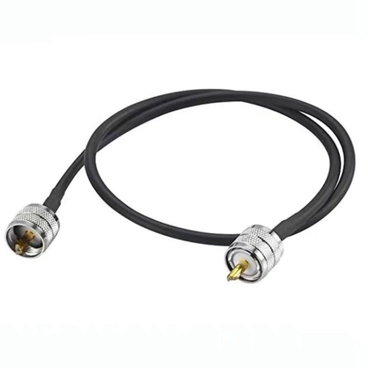 Cavo adattatore coassiale UHF maschio a maschio UHF RG58, 0.5m, 1m, 1.5m, 3m, 5m, 10m