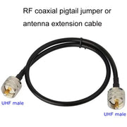 Cavo adattatore coassiale UHF maschio a maschio UHF RG58, 0.5m, 1m, 1.5m, 3m, 5m, 10m