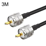 Cavo adattatore coassiale UHF maschio a maschio UHF RG58, 0.5m, 1m, 1.5m, 3m, 5m, 10m