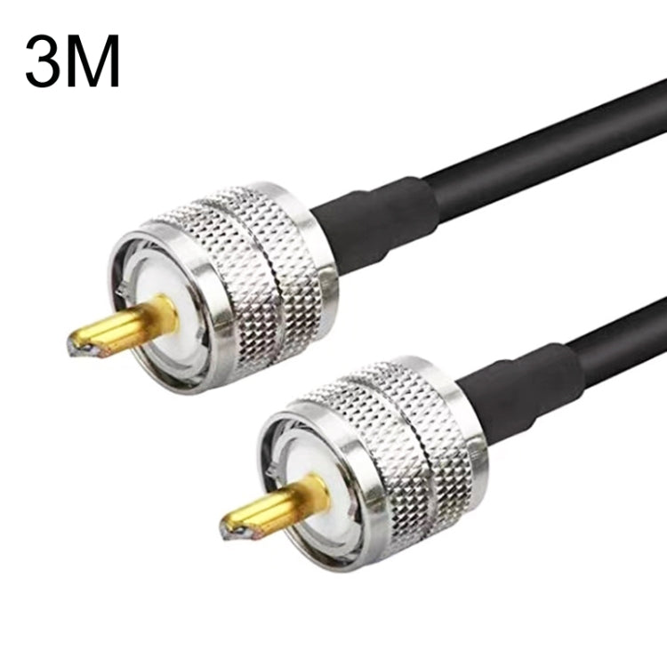 Cavo adattatore coassiale UHF maschio a maschio UHF RG58, 0.5m, 1m, 1.5m, 3m, 5m, 10m