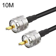 Cavo adattatore coassiale UHF maschio a maschio UHF RG58, 0.5m, 1m, 1.5m, 3m, 5m, 10m