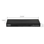 Switch KVM USB 8 ingressi 1 uscita FJGEAR FJ-810UK con switch desktop, FJ-810UK EU Plug, FJ-810UK US Plug