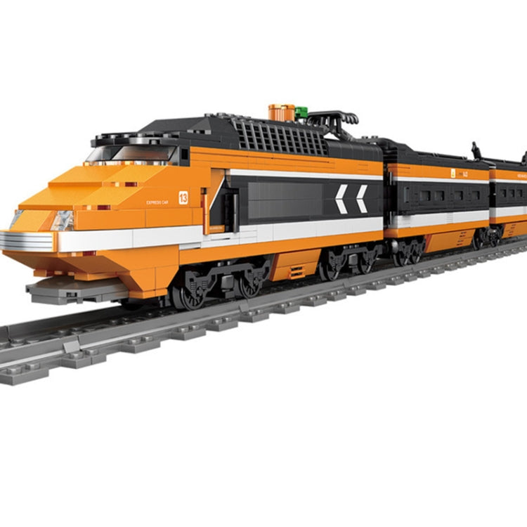 City Train Series Blocchi assemblati Lego Simulazione Treno ferroviario elettrico Puzzle Toys