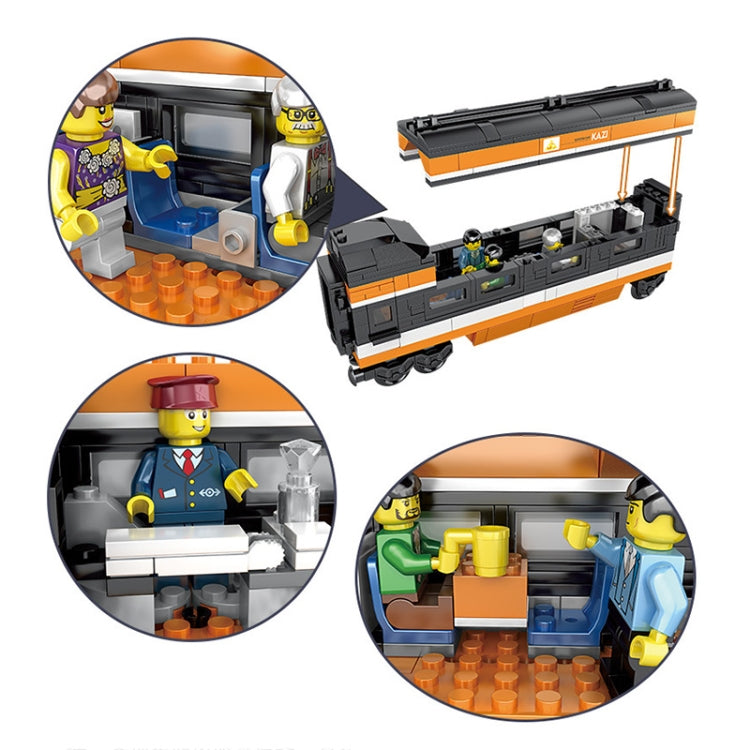 City Train Series Blocchi assemblati Lego Simulazione Treno ferroviario elettrico Puzzle Toys