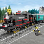 City Train Series Blocchi assemblati Lego Simulazione Treno ferroviario elettrico Puzzle Toys