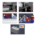 City Train Series Blocchi assemblati Lego Simulazione Treno ferroviario elettrico Puzzle Toys