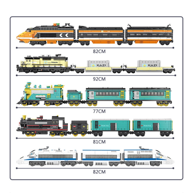 City Train Series Blocchi assemblati Lego Simulazione Treno ferroviario elettrico Puzzle Toys