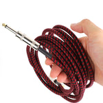 Cavo audio per chitarra 6,5 mm con riduzione rumore 0,5-10 m