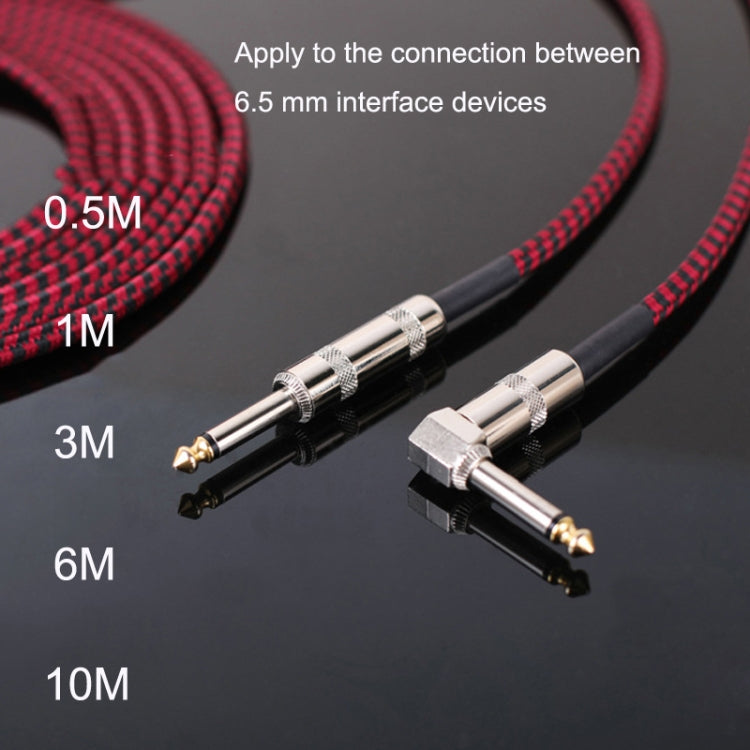 Cavo audio per chitarra 6,5 mm con riduzione rumore 0,5-10 m