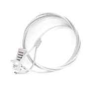 Blocco password antifurto universale per notebook con blocco computer a quattro cifre, Diameter 3.5 mm Length 1.2 m, Diameter 3.5 mm Length 1.5 m, Diameter 3.5 mm Length 1.8 m
