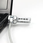 Blocco password antifurto universale per notebook con blocco computer a quattro cifre, Diameter 3.5 mm Length 1.2 m, Diameter 3.5 mm Length 1.5 m, Diameter 3.5 mm Length 1.8 m