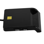 Lettore di schede multifunzione intelligente per scheda SIM carta d'identità carta bancaria SD TF M2 MS, 608