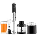 Robot da cucina multifunzionale Frullatore portatile Bastone magico staccabile Bastone da cucina in acciaio inossidabile a velocità variabile a 5 velocità, spina CN, Handheld Blender