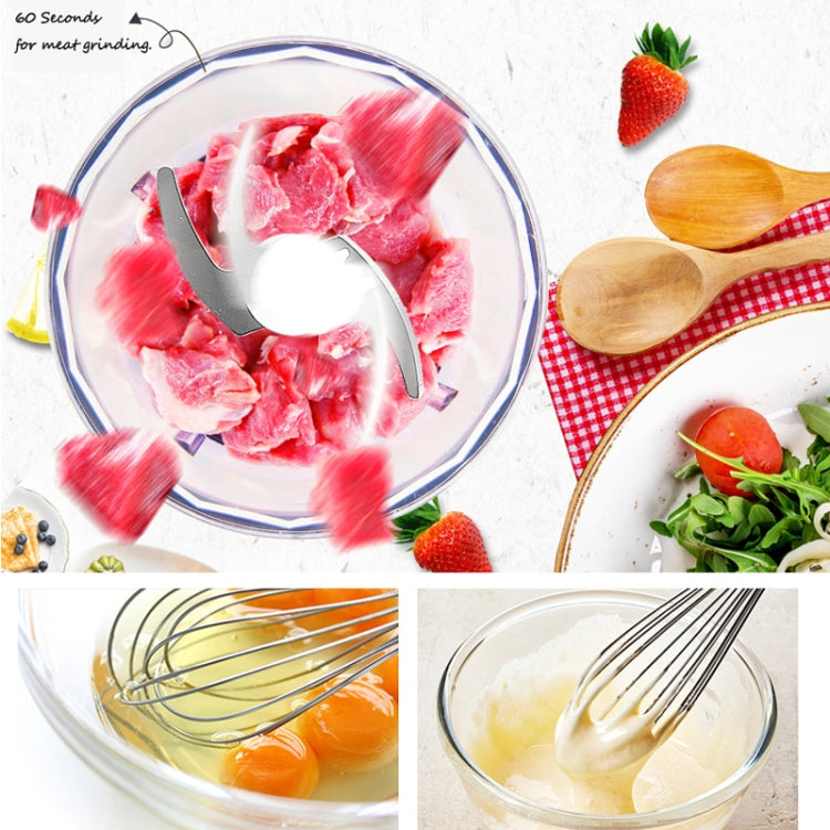Robot da cucina multifunzionale Frullatore portatile Bastone magico staccabile Bastone da cucina in acciaio inossidabile a velocità variabile a 5 velocità, spina CN, Handheld Blender