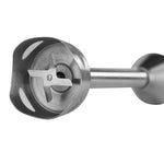 Robot da cucina multifunzionale Frullatore portatile Bastone magico staccabile Bastone da cucina in acciaio inossidabile a velocità variabile a 5 velocità, spina CN, Handheld Blender
