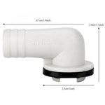 Gomito Aria condizionata Uscita condizionatore d'aria esterno Ugello di scarico Strumento di drenaggio universale per condizionatore d'aria LG, Elbow Air Conditioner Outlet Drain Nozzle