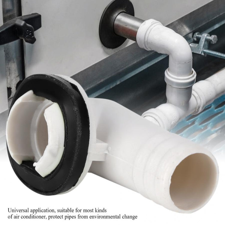 Gomito Aria condizionata Uscita condizionatore d'aria esterno Ugello di scarico Strumento di drenaggio universale per condizionatore d'aria LG, Elbow Air Conditioner Outlet Drain Nozzle