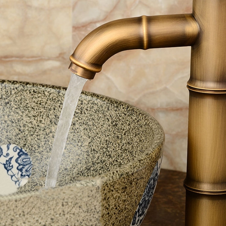 Rubinetto in rame per lavabo a cascata in bambù con acqua calda e fredda antica retrò, Breaking 2 Knots, Breaking 3 Knots, Early 2 Knots, Early 3 Knots, Elbow 2 Knots, Elbow 3 Knots