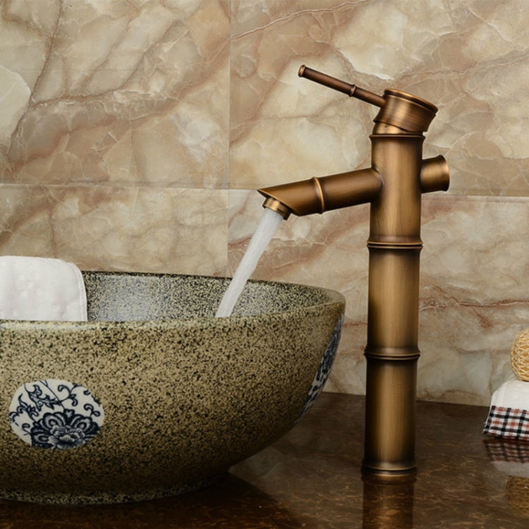 Rubinetto in rame per lavabo a cascata in bambù con acqua calda e fredda antica retrò, Breaking 2 Knots, Breaking 3 Knots, Early 2 Knots, Early 3 Knots, Elbow 2 Knots, Elbow 3 Knots