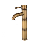 Rubinetto in rame per lavabo a cascata in bambù con acqua calda e fredda antica retrò, Breaking 2 Knots, Breaking 3 Knots, Early 2 Knots, Early 3 Knots, Elbow 2 Knots, Elbow 3 Knots